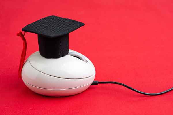 Graduation Cap and Mouse