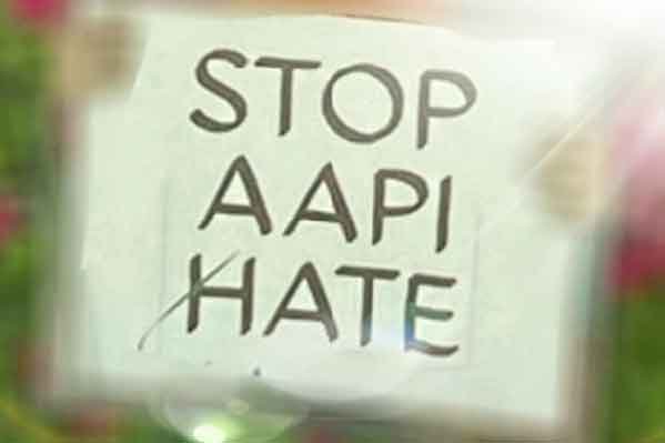 Stop AAPI hate sign