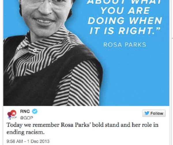 Rosa Parks Tweet